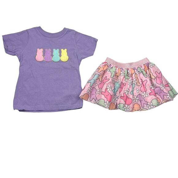 Sweet Wink Peeps Easter Tutu Skirt & Tee Set - Picture 1 of 7